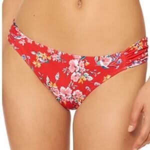 Jessica Simpson Red Swim Hipster bikini bottom